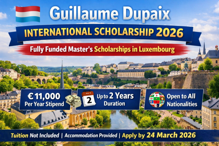 Luxembourg government Europe International Scholarship