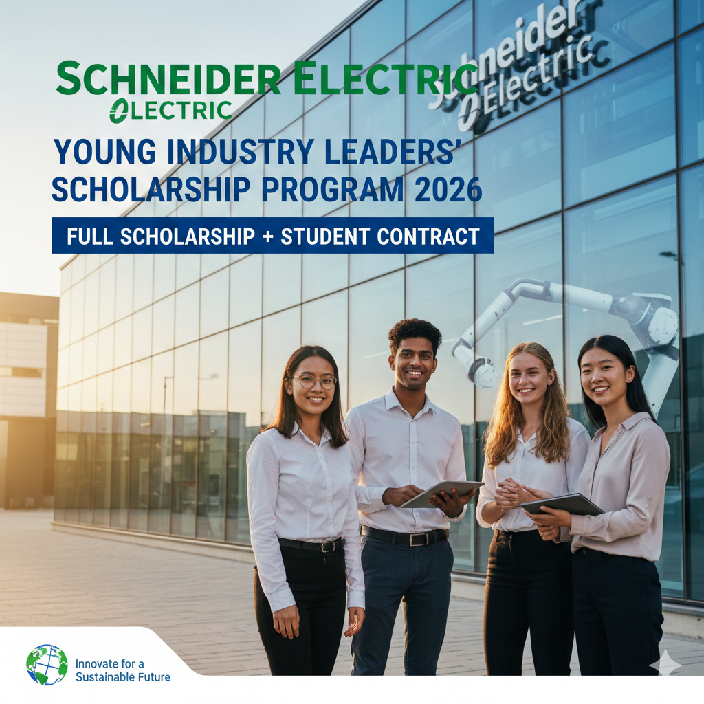 Schneider Electric Young Industry Leaders’ Scholarship Program 2026 (Full Scholarship + Student Contract)