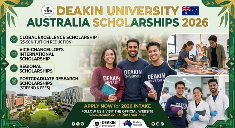Unlock Your Future, Deakin University Australia Scholarships 2026 – Apply Now for Full Funding