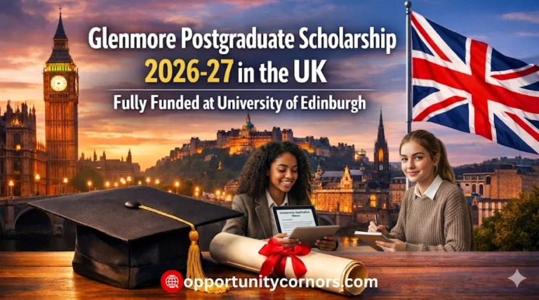 Glenmore Postgraduate Scholarship 2026–27: 7 Powerful Benefits to Study in UK