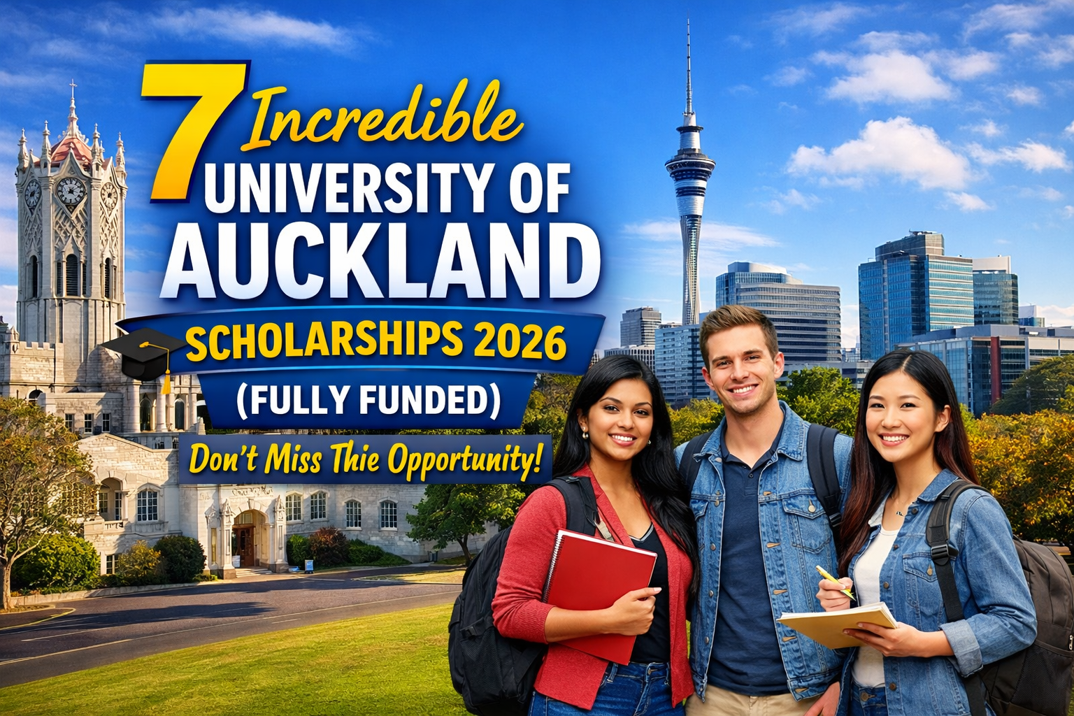 University of Auckland Scholarships 2026 Fully Funded and Future Grooming